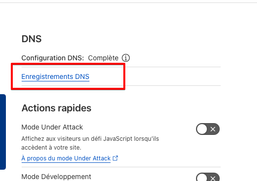 DNS Cloudflare